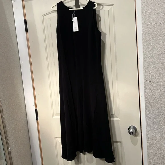 eileen fisher little black dress Stardust One Shoulder Sequin Gown - Black